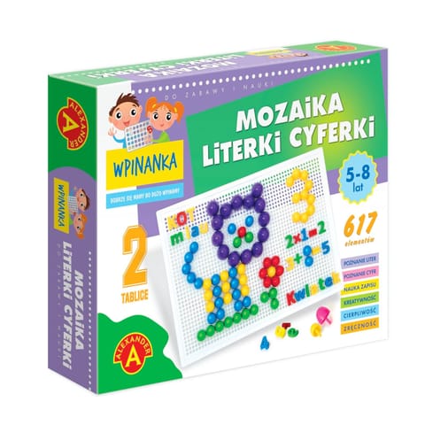 ⁨Wpinanka – Mozaika, Literki i Cyferki⁩ w sklepie Wasserman.eu