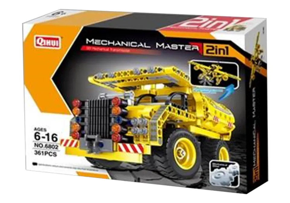Construction Dump Truck & Plane 2w1 w sklepie Wasserman.eu