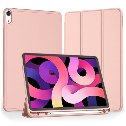 Etui ochronne Alogy Book Cover Pencil Case obudowa z miejscem na rysik do Apple iPad Air 6 2024 11" / 4 2020 / Air 5 2022 10.9" Różowe w sklepie Wasserman.eu