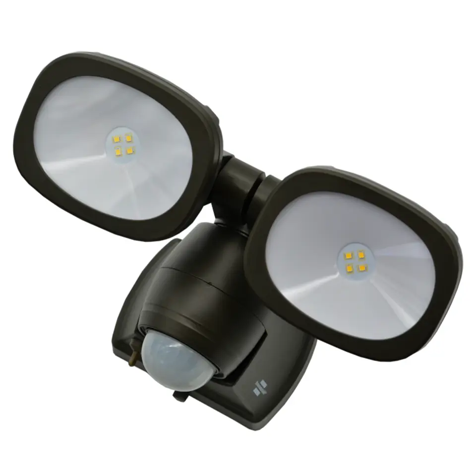 ⁨LUFOS 420 battery LED spotlight with IP44 motion sensor 2x240lm Brennenstuhl 1178900200⁩ at Wasserman.eu