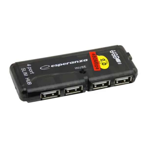 ⁨EA112 Esperanza usb 2.0 hub 4 porty⁩ w sklepie Wasserman.eu