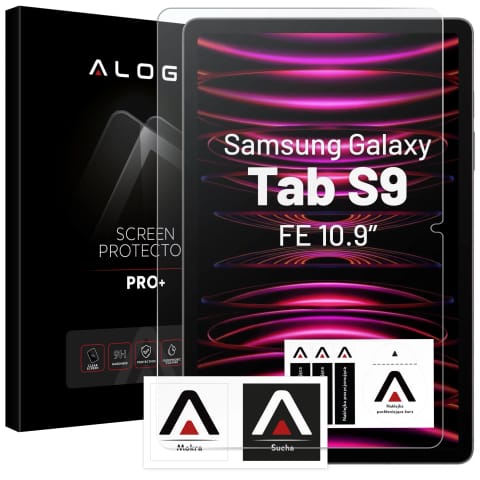 ⁨Szkło hartowane do Samsung Galaxy Tab S9 FE 10.9" Alogy Screen Protector Pro+ 9H ochronne na ekran⁩ w sklepie Wasserman.eu