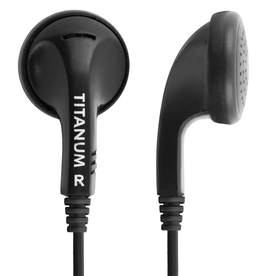 ⁨TH108K Titanum in-ear earphone th108k black⁩ at Wasserman.eu