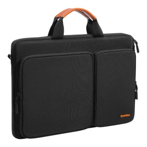 ⁨Torba na laptop tomtoc 17" Defender-A42 (czarna)⁩ w sklepie Wasserman.eu