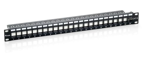 ⁨Equip 24-Port Keystone Cat.6⁩ w sklepie Wasserman.eu