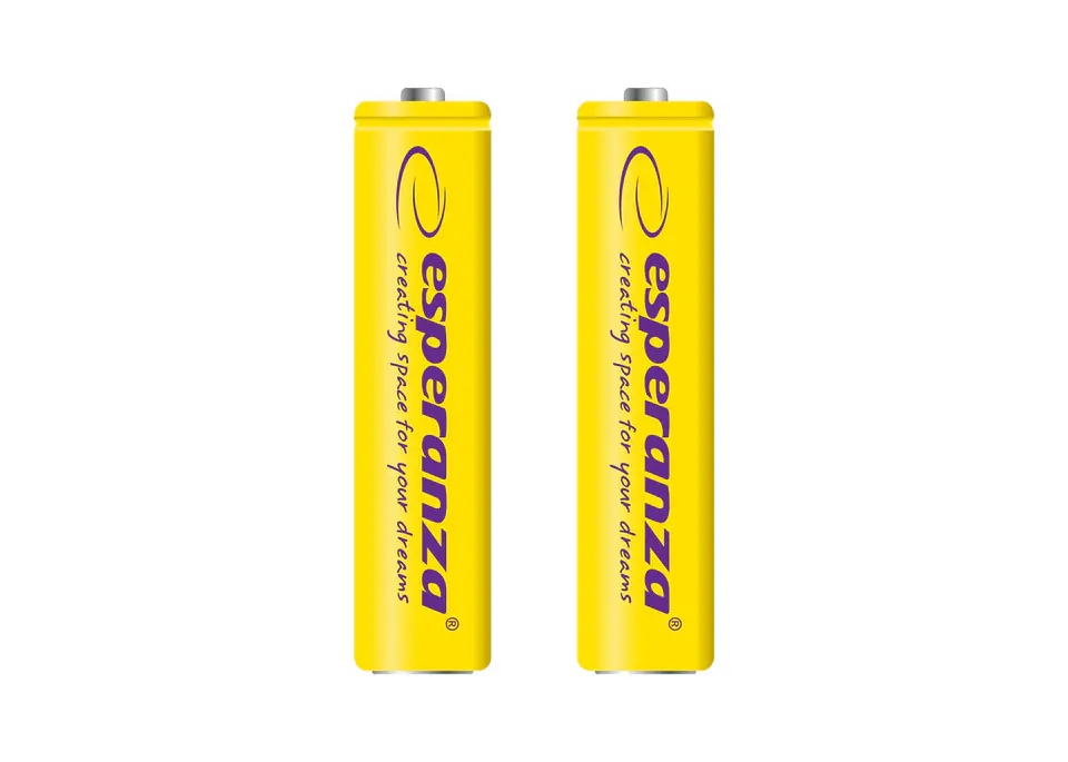 ⁨EZA101Y Esperanza akumulatorki ni-mh aaa 1000mah 2szt.żółte⁩ w sklepie Wasserman.eu