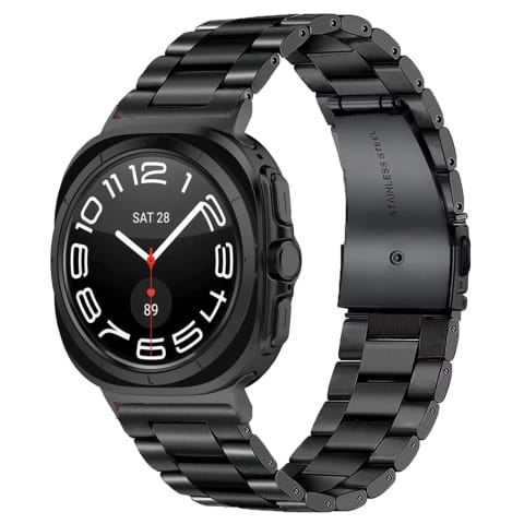 ⁨Bransoleta do smartwatcha pasek do zegarka Samsung Galaxy Watch Ultra 47mm czarny⁩ w sklepie Wasserman.eu