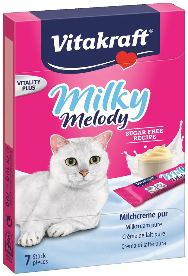 ⁨VITAKRAFT MILKY MELODY 70g przysmak d/kota⁩ w sklepie Wasserman.eu