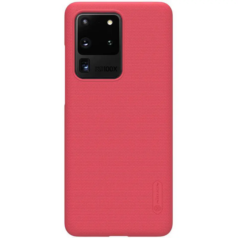 ⁨Nillkin Frosted Shield Case For Samsung Galaxy S20 Ultra Red⁩ at Wasserman.eu