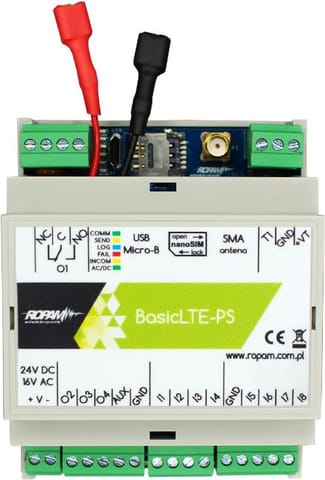 ROPAM Basic4G-PS-D4M moduł powiadomienia i sterowania LTE (2G/4G) w sklepie Wasserman.eu