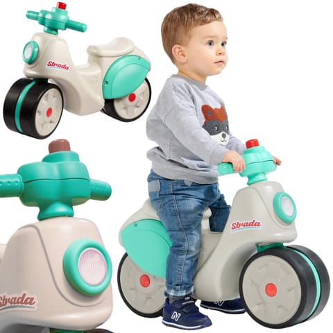 ⁨FALK  Jeździk Scooter Strada Retro Ciche Opony od 1 Roku⁩ w sklepie Wasserman.eu