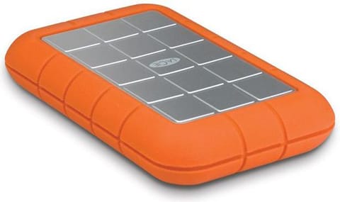 ⁨Dysk zewnętrzny HDD LACIE Rugged Mini (2TB /Pomarańczowo-srebrny )⁩ w sklepie Wasserman.eu