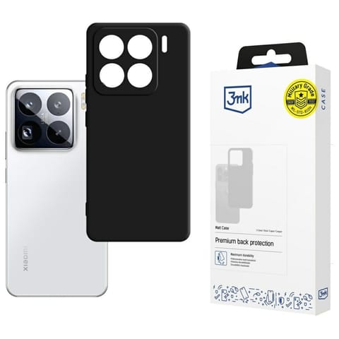 ⁨Etui 3MK Matt Case do Xiaomi 15 Pro      czarny⁩ w sklepie Wasserman.eu