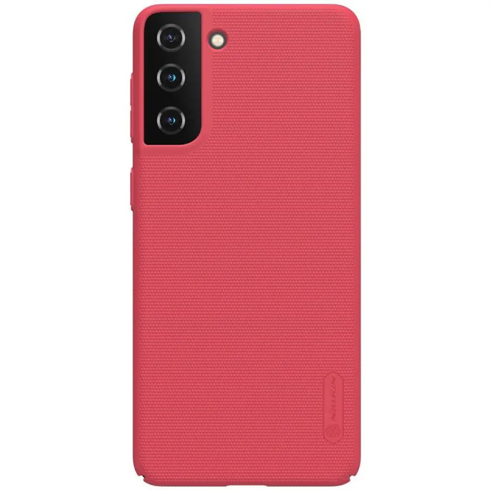 ⁨Nillkin Frosted Shield Case For Samsung Galaxy S21+ red⁩ at Wasserman.eu