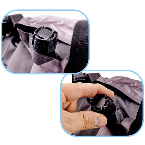 ⁨Materac dmuchany do spania łóżko do samochodu dwuosobowe 184x131cm⁩ w sklepie Wasserman.eu