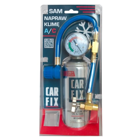 ⁨GAZ ZESTAW 5IN1 235G R134A AUTA 1995-2016 + PRZEWÓD CIŚN.⁩ w sklepie Wasserman.eu