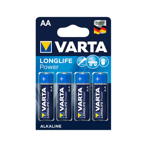 ⁨Alkaline battery VARTA LR06 HIGH ENERGY 4pcs./bl.⁩ at Wasserman.eu
