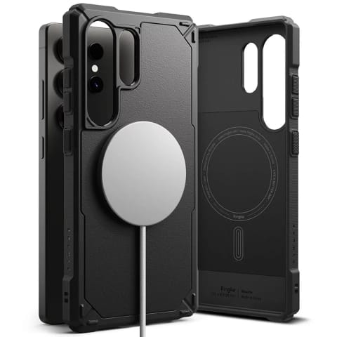⁨Etui do Samsung Galaxy S25 Ultra Black Ringke Rugged Gear Magnetic MagSafe⁩ w sklepie Wasserman.eu