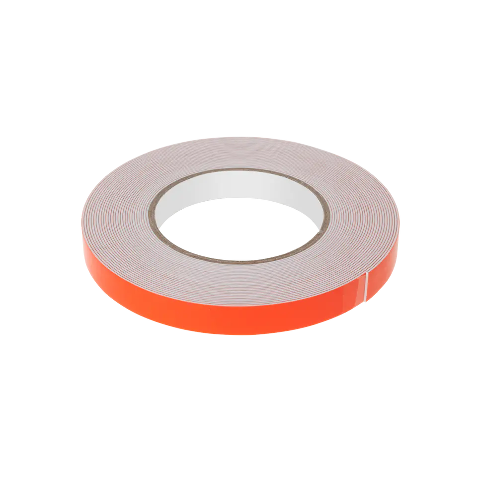 ⁨DOUBLE-sided foam tape REBEL (1 mm x 15 mm x 10 m) white⁩ at Wasserman.eu