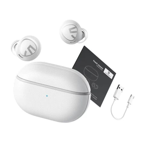 ⁨Słuchawki TWS Soundpeats Free2 Classic (białe)⁩ w sklepie Wasserman.eu