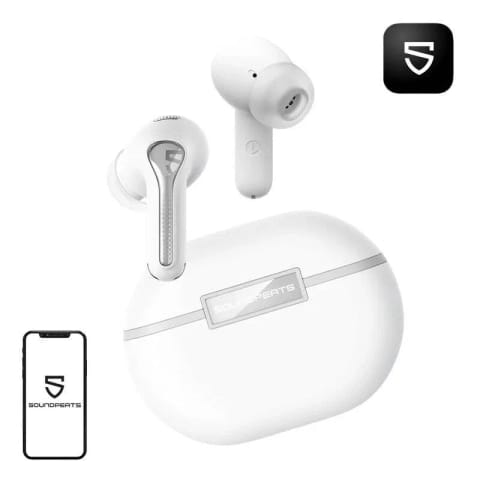 ⁨Słuchawki Soundpeats Capsule3 PRO ANC (białe)⁩ w sklepie Wasserman.eu