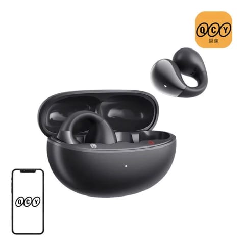 ⁨Słuchawki QCY Crossky Clip C30 (czarne)⁩ w sklepie Wasserman.eu
