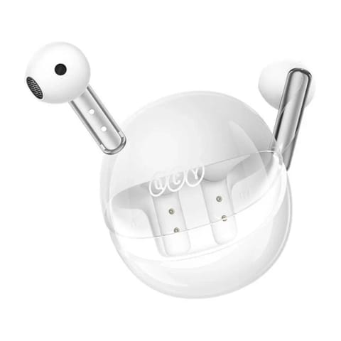 ⁨Słuchawki TWS QCY AilyBuds Clear T32 (białe)⁩ w sklepie Wasserman.eu