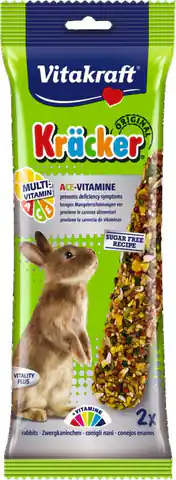 ⁨VITAKRAFT KRACKER kolba dla królika, multiwitamina 2szt⁩ w sklepie Wasserman.eu