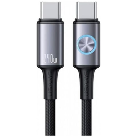 ⁨Kabel USAMS Huan Series SJ751 240W USB-C do USB-C 1,2 m tarnish⁩ w sklepie Wasserman.eu
