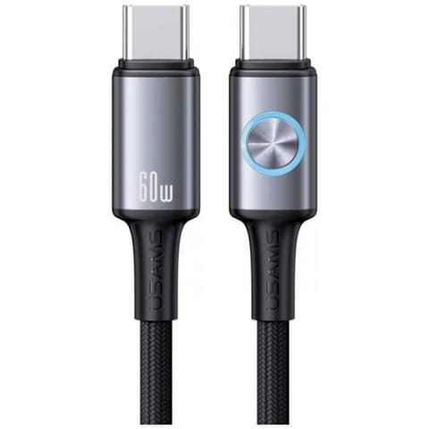 ⁨Kabel USAMS Huan Series SJ752 60W USB-C  do USB-C 1,2 m tarnish⁩ w sklepie Wasserman.eu