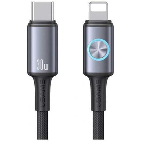 ⁨Kabel USAMS Huan Series SJ753 30W USB-C  do Lightning 1,2 m tarnish⁩ w sklepie Wasserman.eu