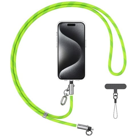⁨Smycz do telefonu z kablem do ładowania  Usams SJ746 30W USB-C do Lightning 1.2m zielony⁩ w sklepie Wasserman.eu