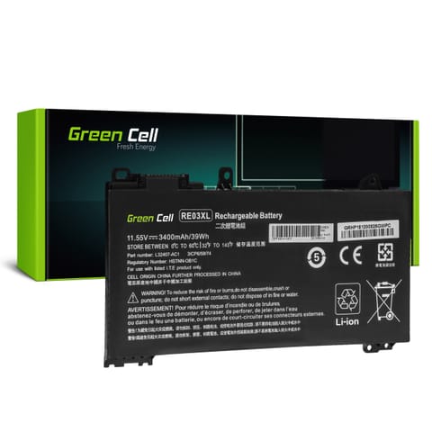 ⁨baterie Green Cell RE03XL pro HP ProBook 430 G6 G7 440 G6 G7 445 G6 G7,  450 G6 G7 455 G6 G7 445R G6 455R G6⁩ w sklepie Wasserman.eu