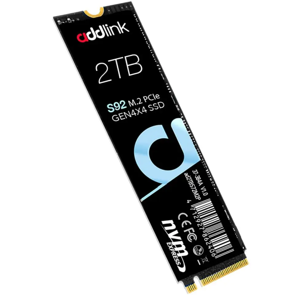 ADDLINK dysk SSD 2TB M.2 2280 PCIe GEN4X4 NVMe QLC at Wasserman.eu