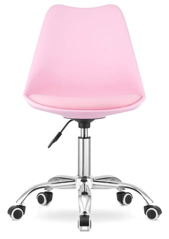 ⁨Krzesło obrotowe MONZA OFFICE PINK PU⁩ w sklepie Wasserman.eu