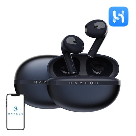 ⁨Słuchawki TWS Haylou X1 2023 ENC (niebieskie)⁩ w sklepie Wasserman.eu