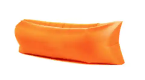 ⁨Lazy BAG SOFA łóżko leżak na powietrze pomarańczowy 230x70cm⁩ w sklepie Wasserman.eu
