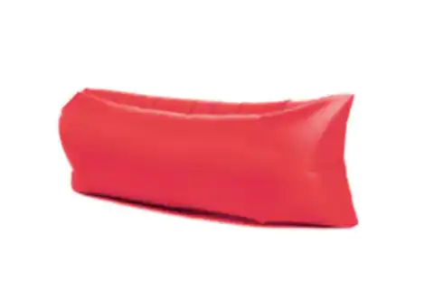 ⁨Lazy BAG SOFA łóżko leżak na powietrze czerwony 230x70cm⁩ w sklepie Wasserman.eu