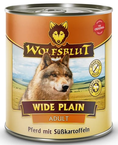 ⁨Wolfsblut Dog Wide Plain - konina i bataty puszka 800G⁩ w sklepie Wasserman.eu