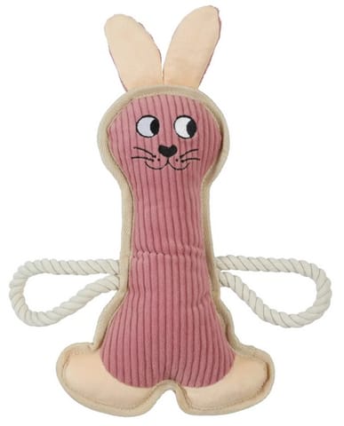 ⁨Zolux Zabawka dla psa Królik Buddy różowy 33cm⁩ w sklepie Wasserman.eu