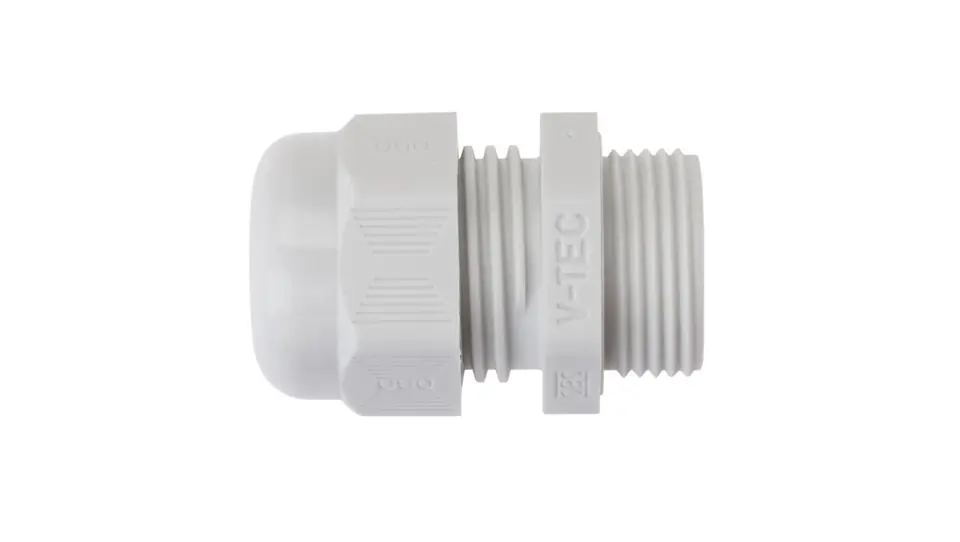 ⁨Polyamide cable gland PG13,5 IP68 V-TEC PG13 LGR light gray 2024748 /50pcs/⁩ at Wasserman.eu