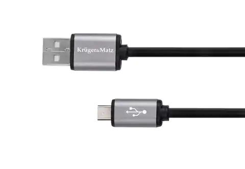 ⁨USB - micro USB 1.8m Kabel Kruger&Matz Basic⁩ im Wasserman.eu