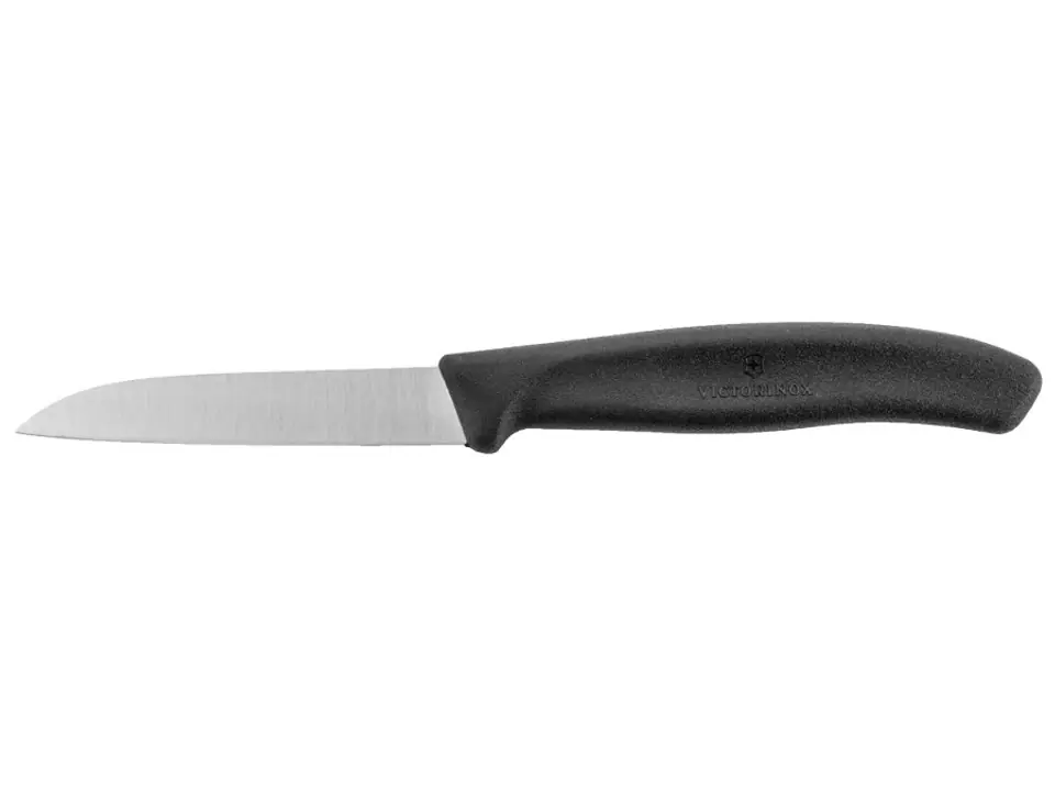 Nóż kuchenny gładki Victorinox 8cm czarny w sklepie Wasserman.eu