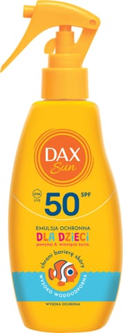 ⁨DAX Sun Emulsja ochronna dla dzieci SPF 50 200 ml⁩ w sklepie Wasserman.eu