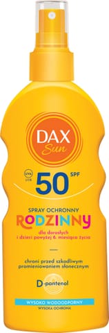 ⁨DAX Sun Spray ochronny Rodzinny SPF 50 200 ml⁩ w sklepie Wasserman.eu