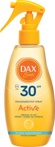 ⁨DAX Sun Transparentny spray ochronny Active SPF 30 200 ml⁩ w sklepie Wasserman.eu