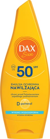 ⁨DAX Sun Nawilżająca emulsja ochronna SPF 50 175 ml⁩ w sklepie Wasserman.eu