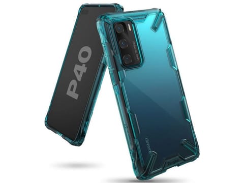 ⁨Ringke Fusion X Huawei P40 turquoise /turquoise green⁩ at Wasserman.eu