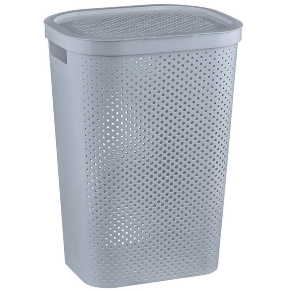 Kosz na bieliznę Curver Infinity 60L szary w sklepie Wasserman.eu