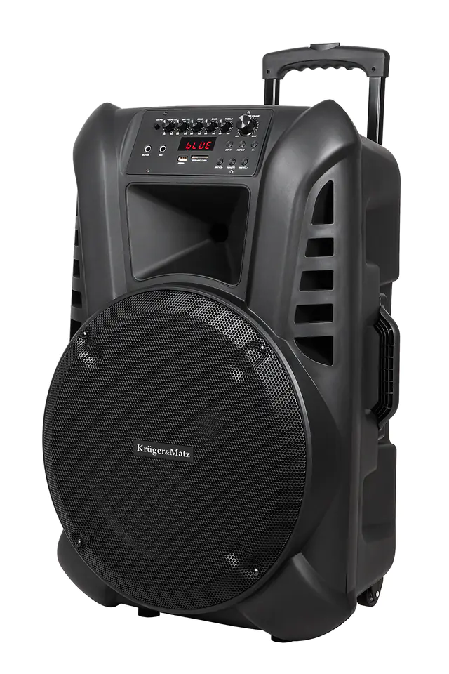 Aktywna kolumna głośnikowa (z 2 mikrofonami bezprzewodowymi UHF, SD, Bluetooth, FM, USB) 60 Watt w sklepie Wasserman.eu